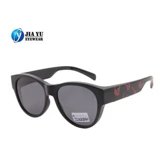 Round Polorized Lens Magnet Sunglasses Cover Prescription Fit Over Sunglasses